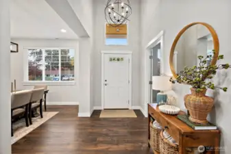 upon entry...