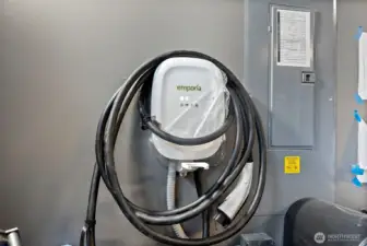 EV Charge in three car massive attached garage