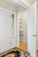 Closet #1 at formal entrance