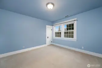 Bedroom #3 with walk-in closet - room for king sized bed