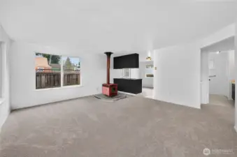 Fresh interior paint and brand new carpet throughout