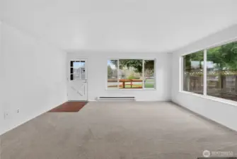 Eye-catching farmhouse door adds character and style