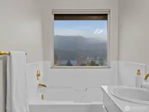 The water in the soaking tub will be cold before you're ready to get out and back to the reality of life.