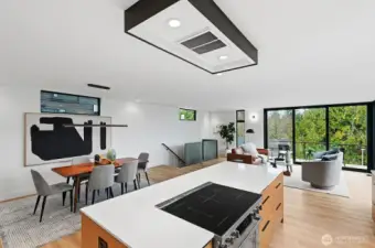 Convection stove top