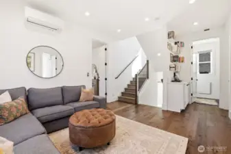 Second-floor loft lounge