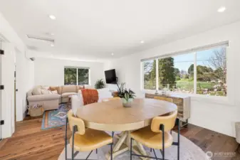 Third-floor lounge for relaxing or entertaining