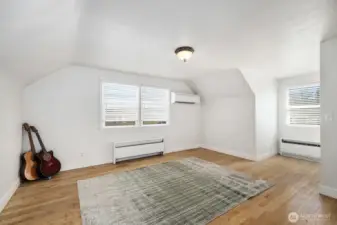 Large Primary Bedroom upstairs could also be multi-purpose room/family room with two additional bedrooms.