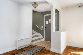 Formal entry.