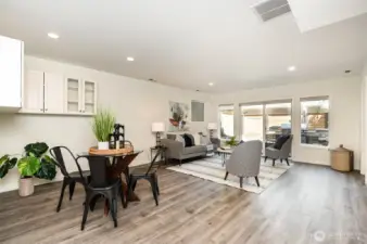 Basement living room