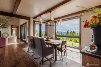 From every vantage point in the house it is evident that a great amount of thought and care has gone into curating the end result of this home.