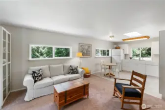 ADU also has an open floor plan.