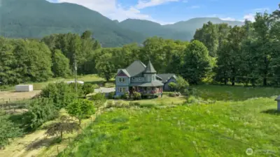 12 acres, surrounded by mountains