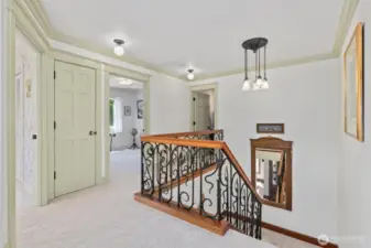 Wrought iron staircase