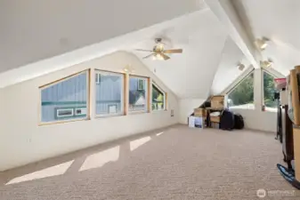 Bonus room above garage. 4 bed septic, maybe convert to ADU?
