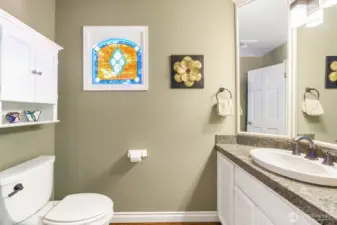 ...a well-appointed half bathroom!