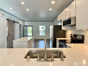 Bright and White Kitchen