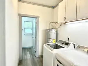 Welcoming Laundry Room / Mud Room conveniently located by the kitchen and entry