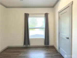 Bedroom #2 is also a very spacious room and has a large closet and wonderful light