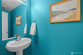 Downstairs half bath