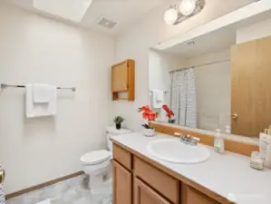 Full bathroom upstairs