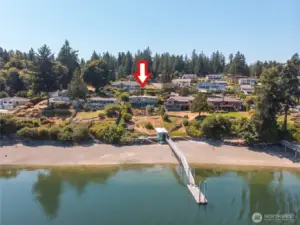 Beautiful Wollochet Bay waterfront home with deep   water dock