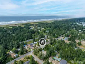 Pacific Ocean - Northwest of property
