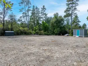 View to SW corner of lot