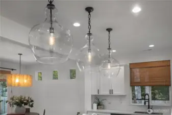 Leveled up with beautiful pendant lighting