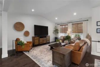 Spacious living room