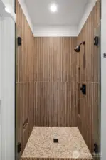 Custom tile shower