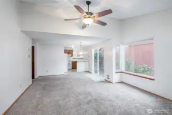 Open Layout with high ceilings & lots of light!