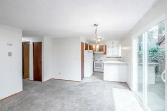 Dining Room off the kitchen