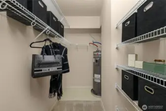 Must see this walk-in closet in person to truly appreciate the space!
