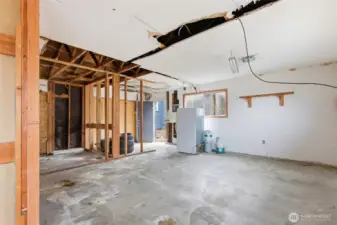 Interior Photo of Detached Garage