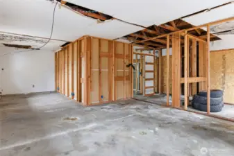 Interior Photo of Detached Garage