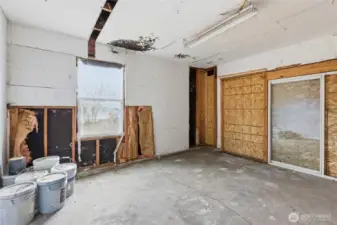 Interior Photo of Detached Garage