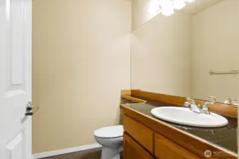 Half bath main floor
