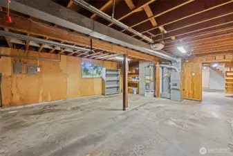 extra large garage with major extra space