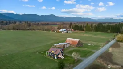 Northeast of the property 2.9 acres