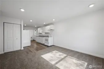 Downstairs Unit Right Side Living Area