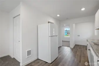 Kitchen and Dining Downstairs Unit Right Side