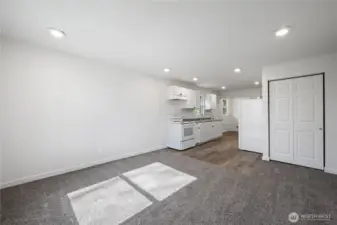 Downstairs Left Side Unit Living Area