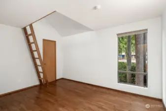 2nd bedroom upstairs includes a loft.