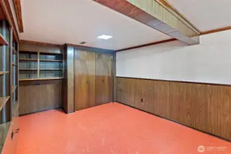 Another view of the space downstairs