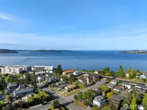 Aerial view of Commencement Bay and Point Ruston area!