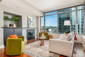 Cozy Gas Fireplace