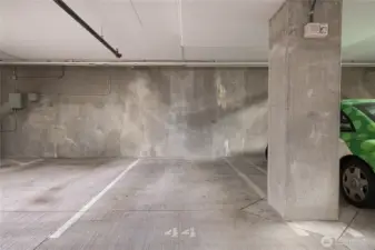 Dedicated Secure Parking Spot!