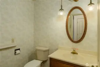 Main floor half bath
