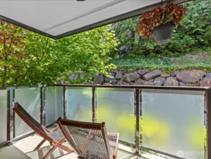 Balcony w/Storage Unit