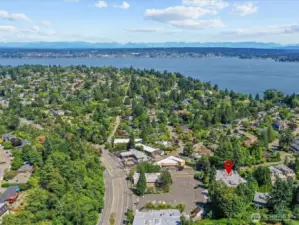 View toward Lake Washington and Magnusen Park